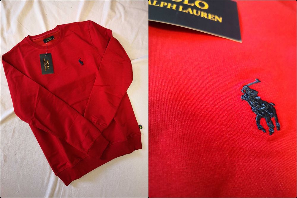 Bluza męska ralph znaczek kolory lauren premium