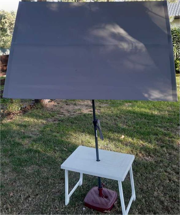 Parasol ogrodowy przeciwsłoneczny Flex-Shade L, 130 x 180cm + podstawa