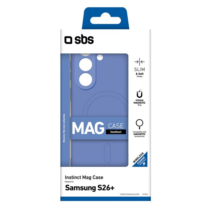 Etui SBS Instinct Mag na Samsung Galaxy S26 Plus kompatybilne z MagSafe - niebieskie