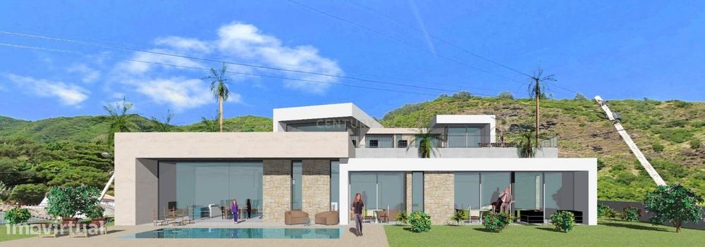 Casa Moderna - Ribeira Brava com Vista Mar e Piscina