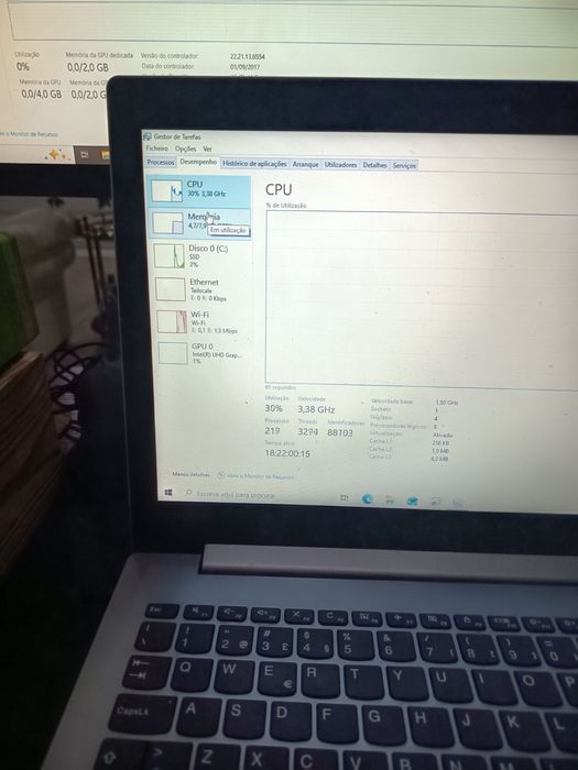 Portátil Lenovo IdeaPap 330 | i5 8ª Geração | 8GB RAM | 240GB SSD