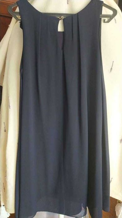 Ofereço envio - Vestido Cerimônia Azul Marinho-