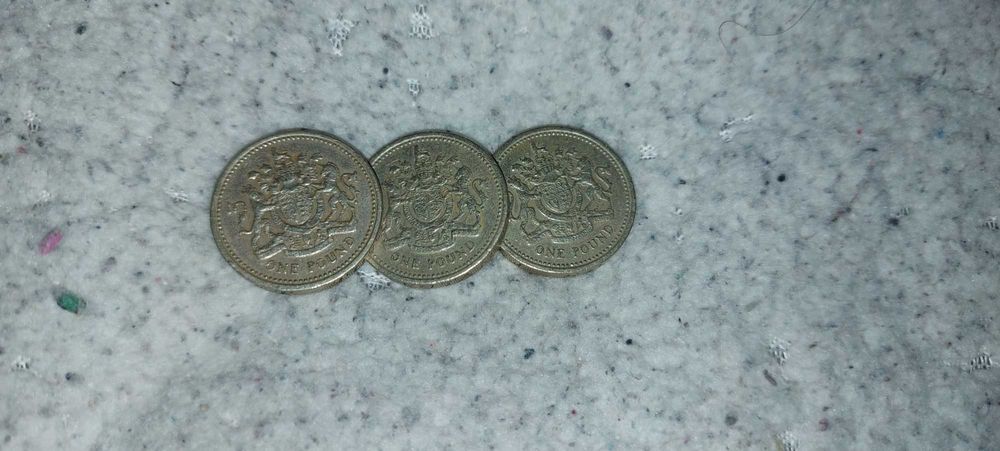 One pound 1983 Moeda antiga