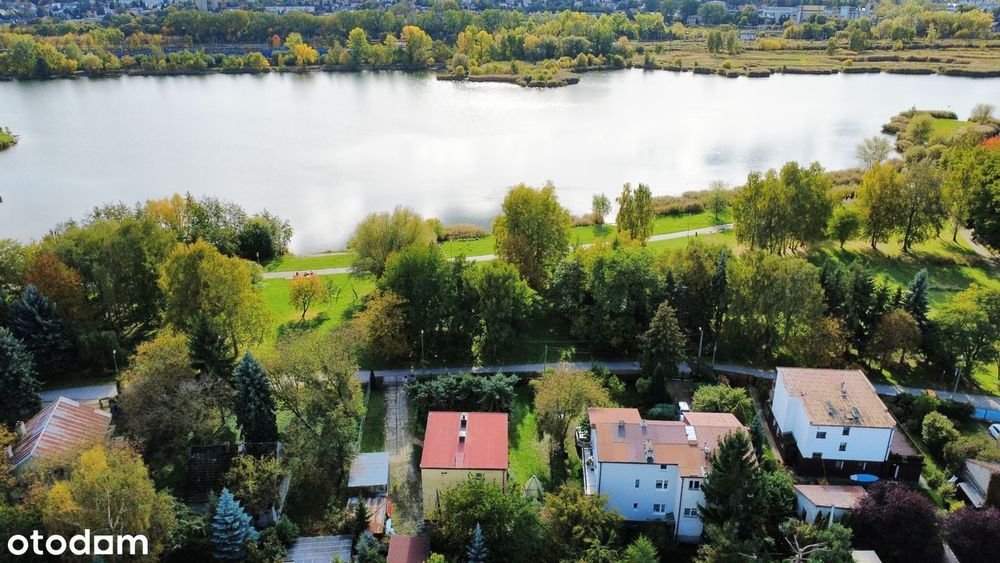 Dom nad zalewem Bagry – pierwsza linia brzegowa | ul. Kacza,