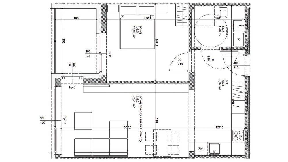 Mieszkanie 2 Pokoje, duży balkon , komórka lokatorska + m. postojowe