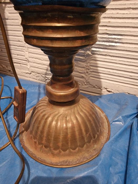 Lampa z shishy - handmade ;)