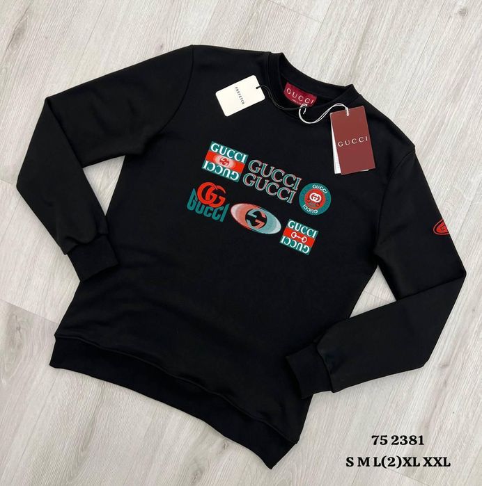 Nowa czarna bluza Gucci męska L