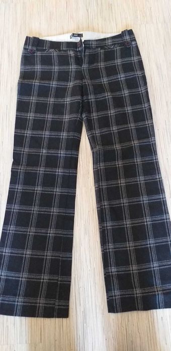 Spodnie damskie w kratę ONLY eleganckie