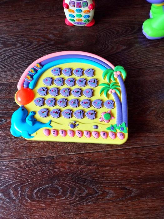 Музыкальные игрушки, Fisher price, play smart, Leap Frog, мультикуб.
