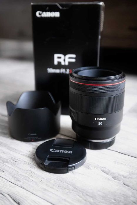 Canon RF 50 mm f1.2- stan bardzo dobry