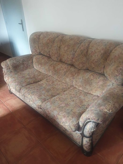 Conjunto Sofá Madeira