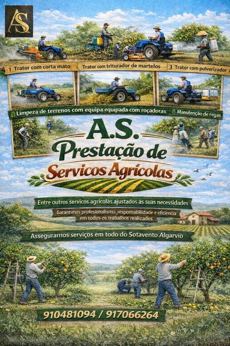 Realizamos diversos serviços agrícolas