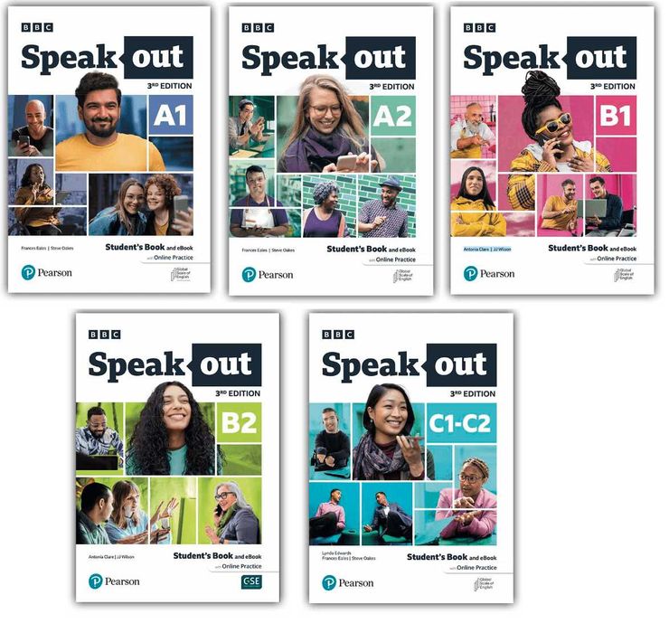 SpeakOut 3rd Edition A1, A2, A2+, B1, B1+, B2, B2+, C1/C2