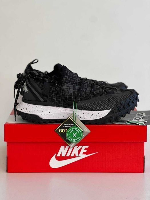 Мужские кроссовки Nike ACG Mountain Fly Low Black&White. 40-45