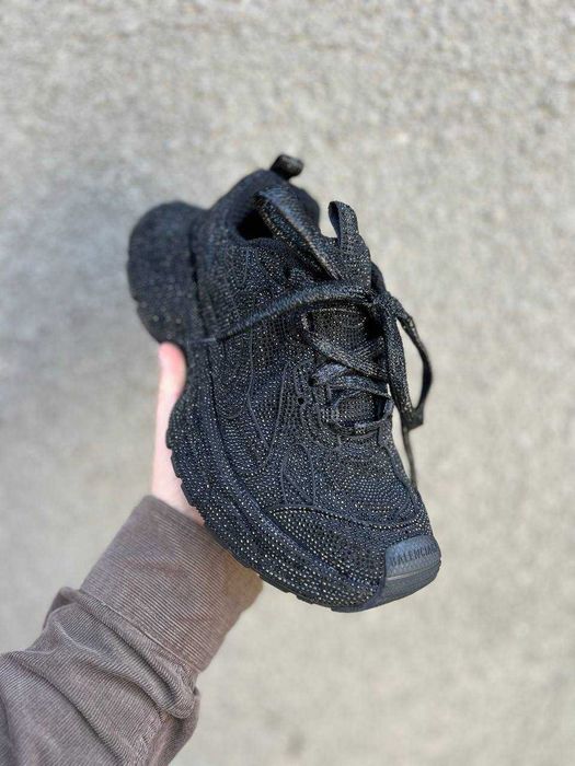 !SALE! Balenciaga 3XL Swarovski Triple Black 36 37 38 39 40 41 42