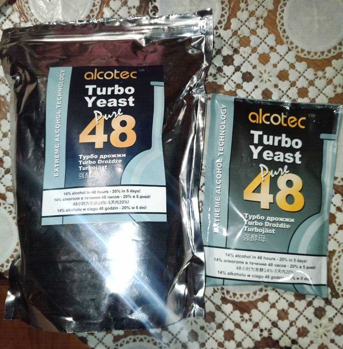 Турбо дрожжи Alcotec 48 Turbo, Pure.