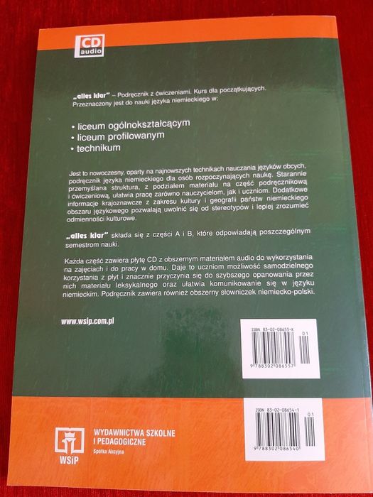Alles Klar 2a. Podręcznik do niemieckiego