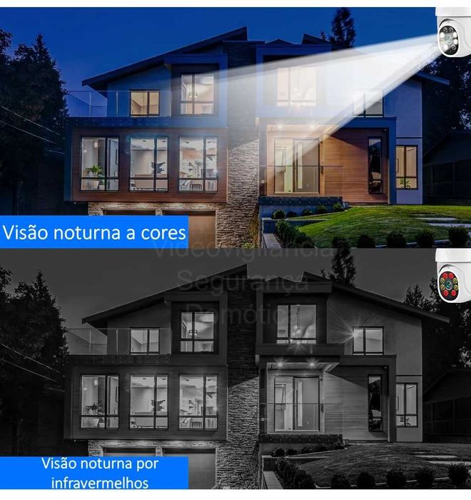 Conjunto ‼️ 2 Câmaras Fixas ‼️ 2 Rotativas ‼️ Deteção Movimento