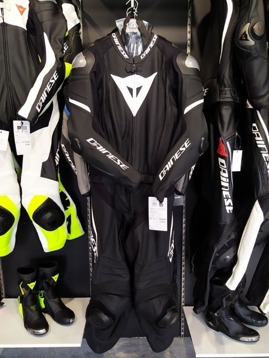 Kombinezon Dainese Laguna Seca 4 2PC Black/White '54 !Sklep! Promocja!