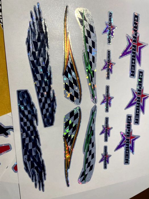 Autocolantes personalizados para radio modelismo