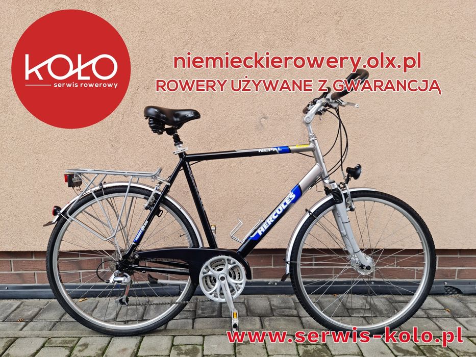 Rower męski trekkingowy HERCULES koła 28 SHIMANO okazja rabat WYSYŁKA