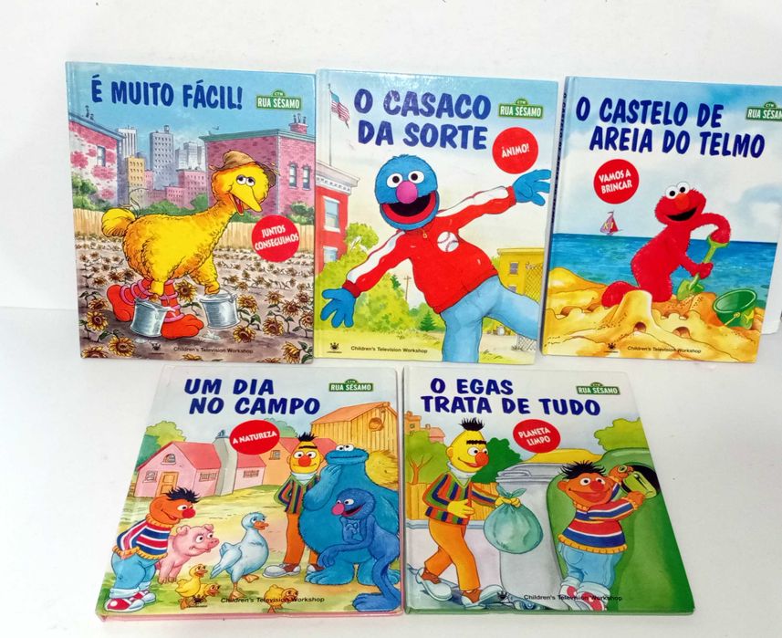 Livros da Coleção da Rua Sésamo (mais nas restantes fotos)