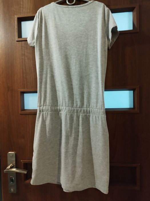 Sukienka bawełniana szara