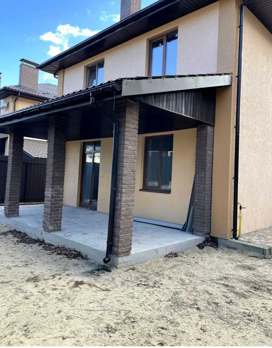 Двоповерховий будинок 100 м² в Ірпені, ГАЗ, чистове оздоблення, ліс