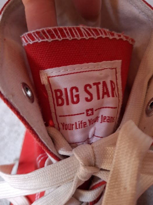 Buty, trampki czerwone męskie Big Star