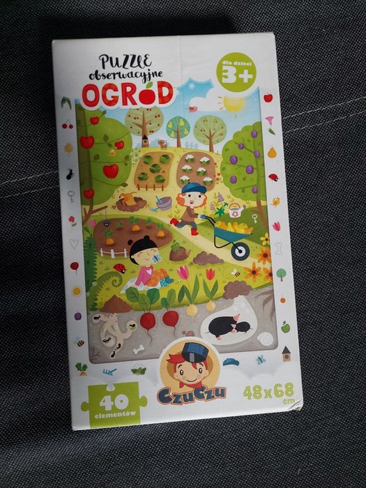 Puzzle ogród CzuCzu 3+ 40 dużych elementóe