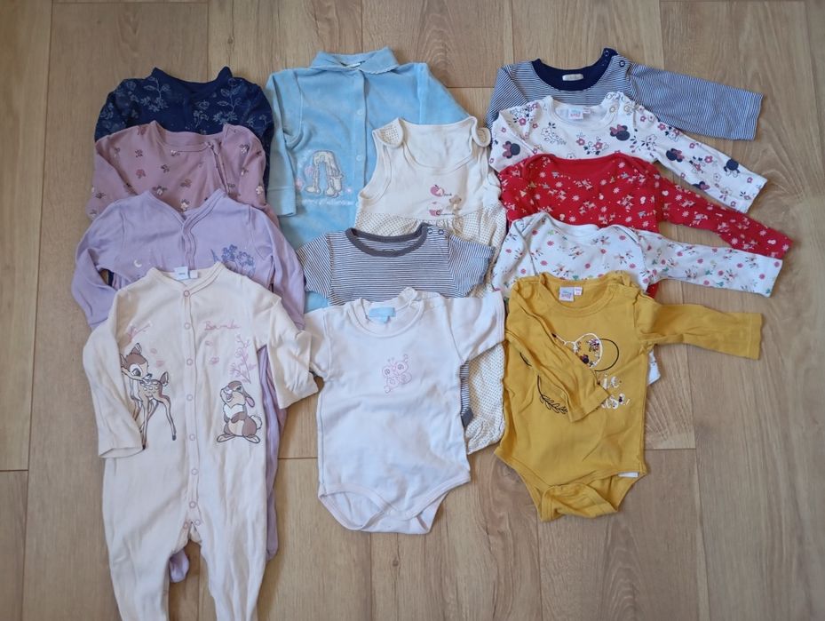 Śpiochy i body dla dziewczynki