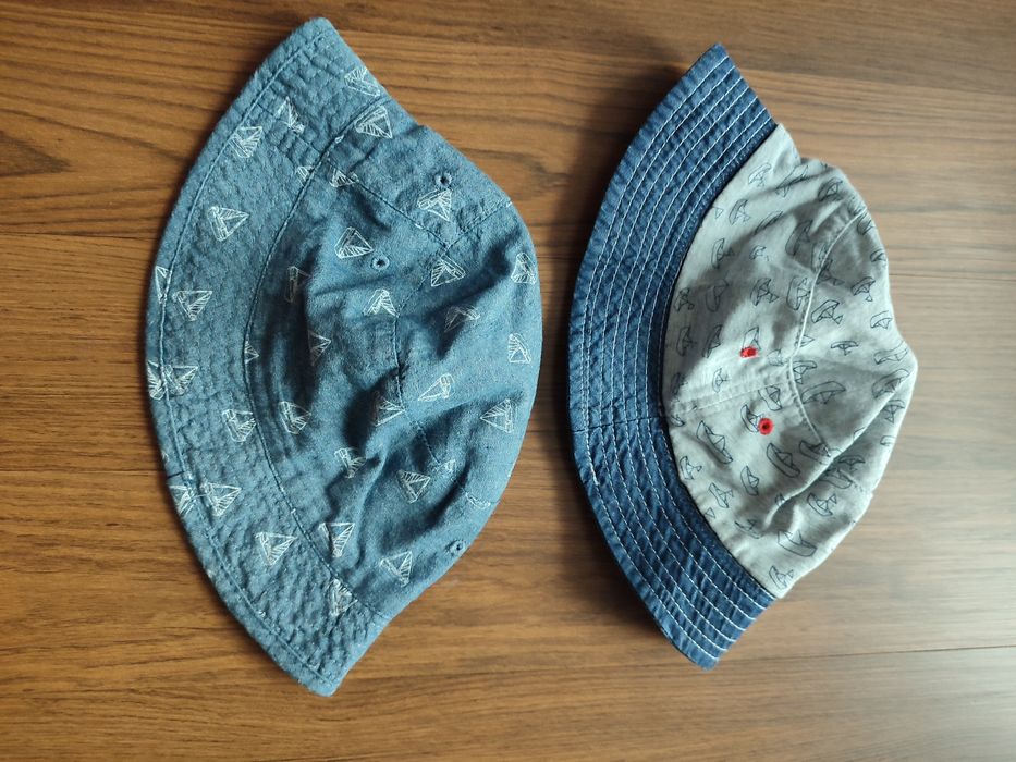 Kapelusiki chłopięce na lato dwa