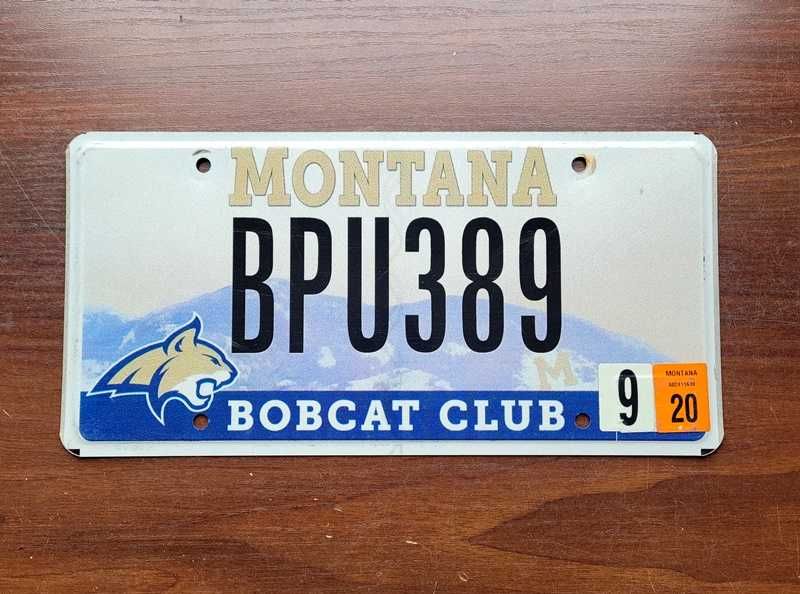 Montana 2020 - oryginalna tablica rejestracyjna z USA