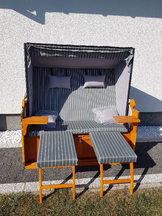 Meble ogrodowe! Kosz plażowy XXL Duży, ogrodowy, na plążę!