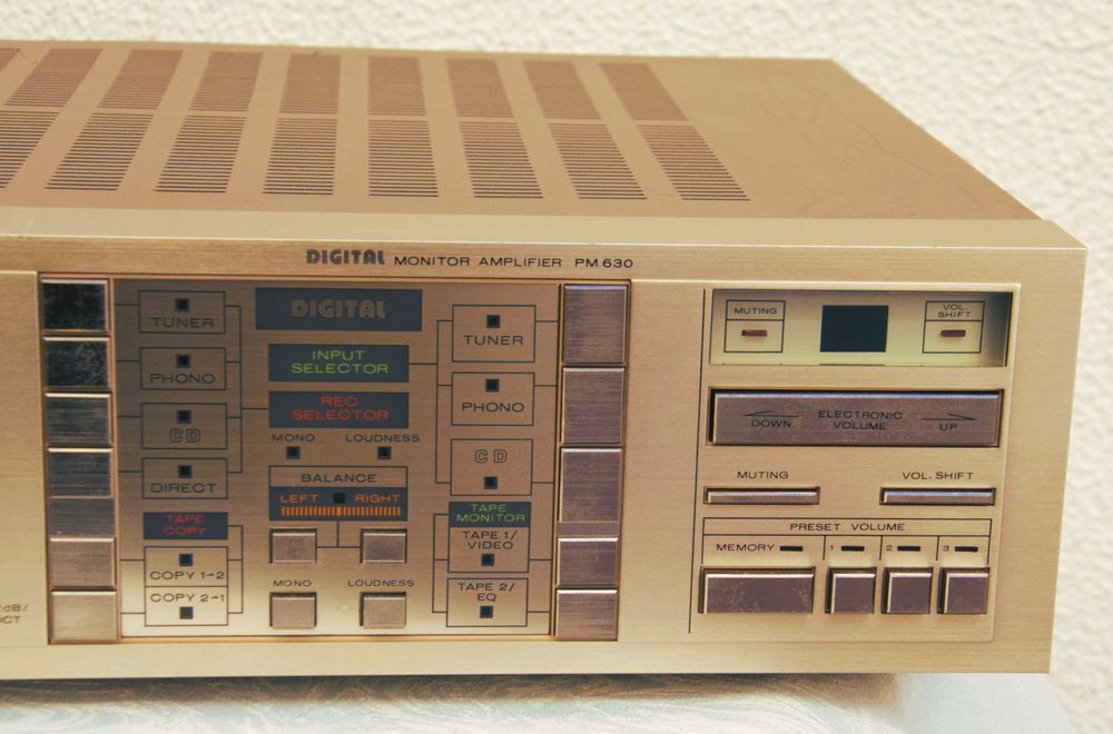 Integrated Amplifier Marantz  PM 630 Gold Série