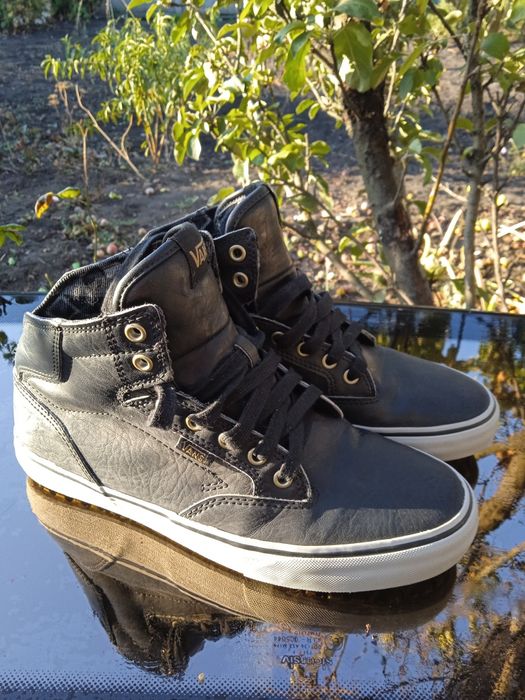 Продам кожаные кеды кроссовки мокасины Vans Winston hi mte 42 размер