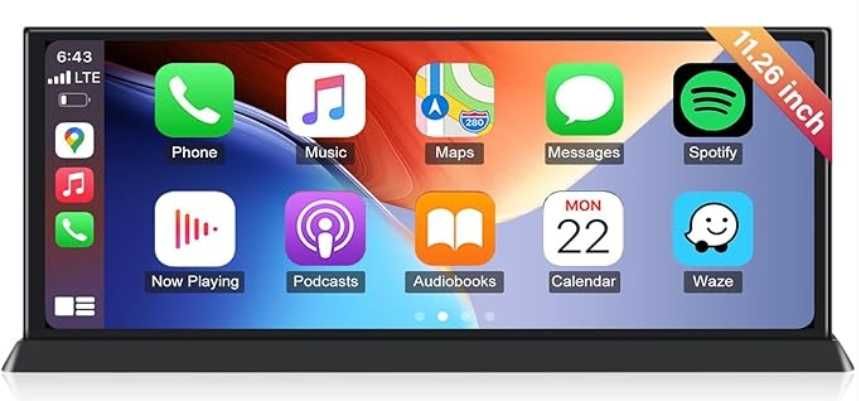 Vtopek 11,26" wyświetlacz Carplay   nawigacja Bluetooth
