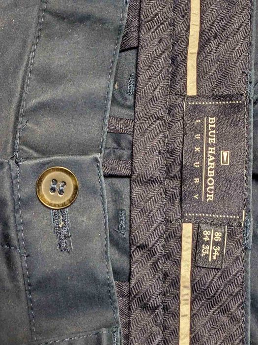 Брендовые муж. брюки чинос M&S /BLUE HARBOUR /р.34/L/оригинал,  U.K./