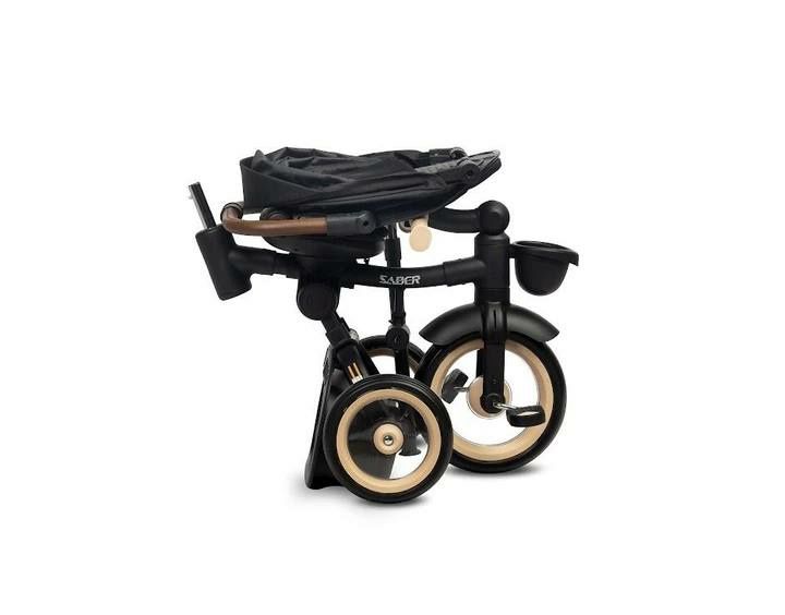 Триколісний велосипед Caretero Saber Beige з регул. нахилом спинки