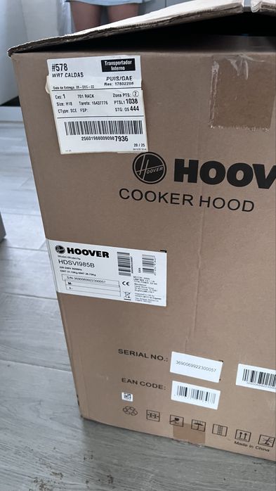 Exaustor ilha Hoover - HDSV1985B