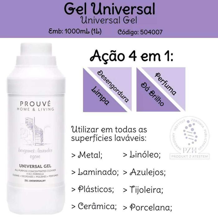 Gel universal prouvé
