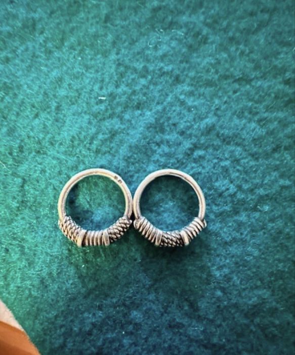 Anéis de PRATA, com contraste, macho e femea