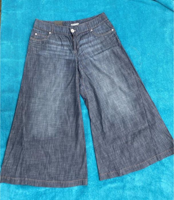 Мега широкие  кюлоты, джинсы. Новые