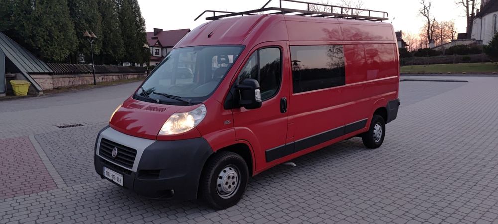 Fiat Ducato doka brygadówka  iveco brygadowy 7 osobowy osp euro 5 l2h1