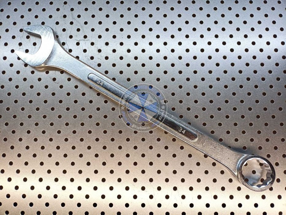 Klucz płasko-oczkowy 34mm  Cr-V klucz płaski 34mm klucz 34mm