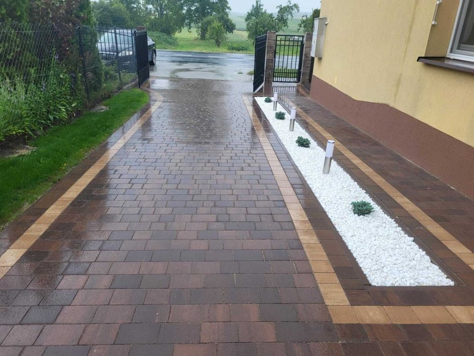 Układanie kostki brukowej