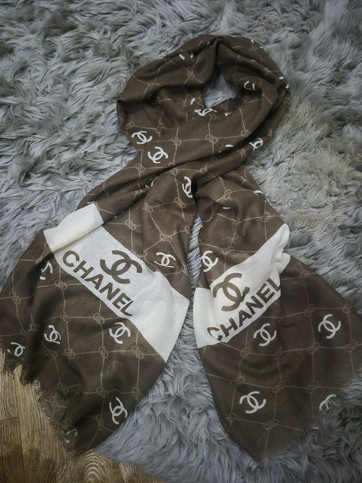 новий шикарний шарф палантин Chanel Шоколад