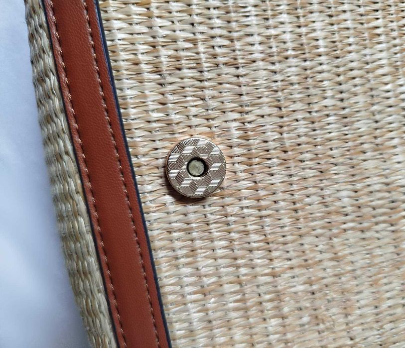 модна сумочка імітація соломки жіноча сумка через плече