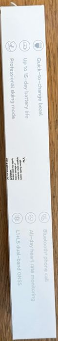 Smartwatch Xiaomi Watch S3 (preto)- novo, 2 anos de garantia