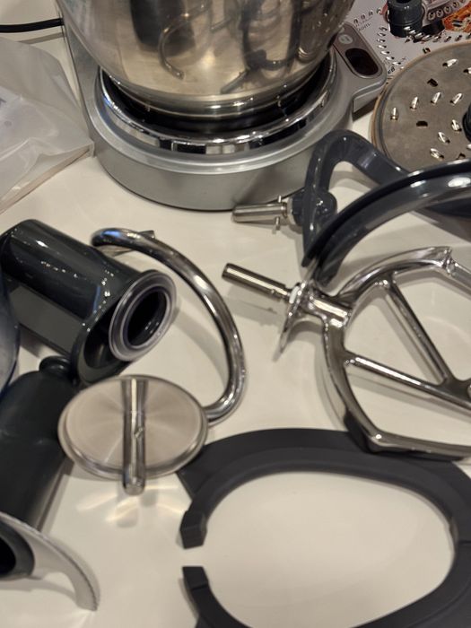 Kenwood Titanium Chef Baker XL –bogaty zestaw, 2 misy, waga - JAK NOWY